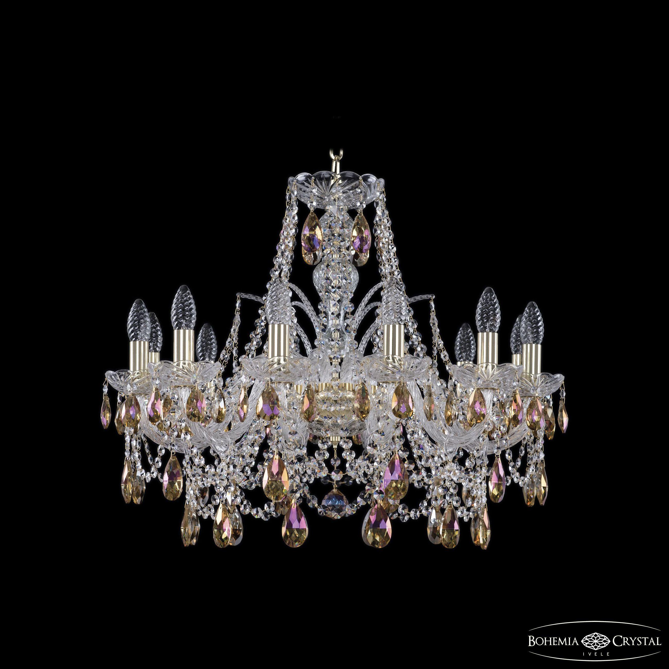 

Подвесная люстра Bohemia Ivele Crystal 1411/12/240 G K777