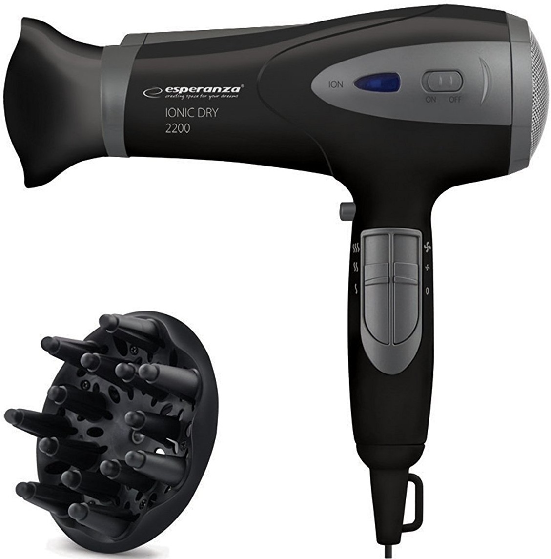 

Фен Esperanza EBH005K 2200W Ionic vivien