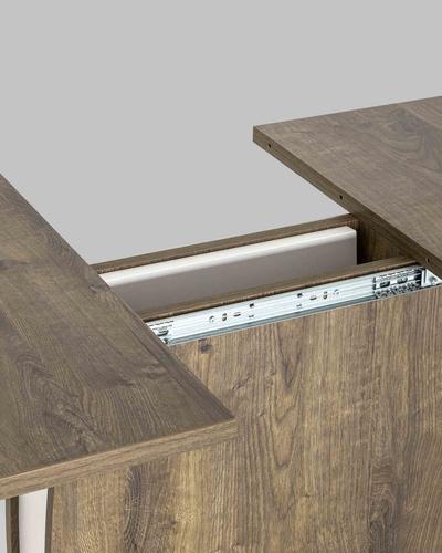 

Стол обеденный Stool Group Barrel 110-145х70 дуб Ка/белый [80.565.01 8048], Стол обеденный Stool Group Barrel 110-145х70 80.565.01 8048 дуб Ка/белый