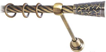 

Карниз Lm Decor Византия 066 1р витой 4м антик, Византия 066 1р витой 16мм 4.0м