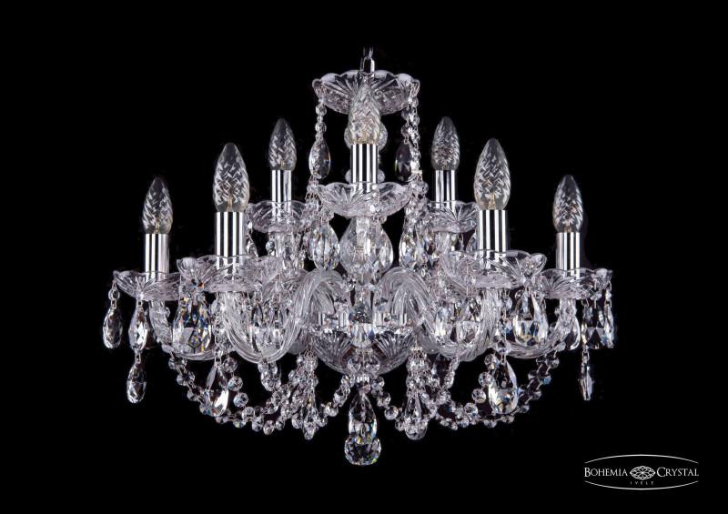 

Подвесная люстра Bohemia Ivele Crystal 1406/6+3/195/Ni