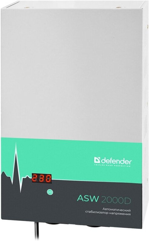 

Стабилизатор напряжения Defender ASW 2000D [99047], Стабилизатор напряжения Defender ASW 2000D 99047