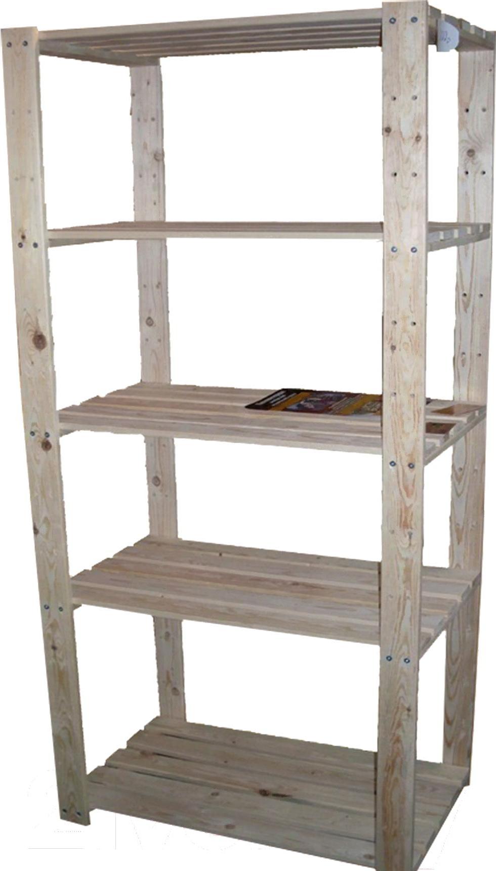 

Стеллаж ВудГрупп П5 (73.5x32x160), П5 73.5x32x160