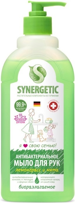 

Жидкое мыло Synergetic Лемонграсс и мята 500мл (9801110010)