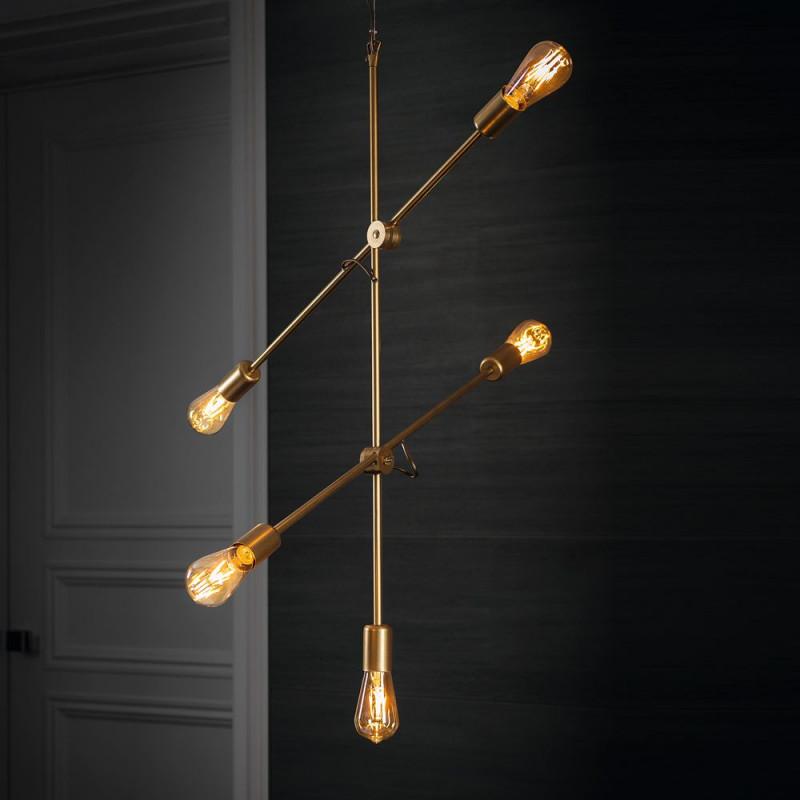

Подвесная люстра Nowodvorski Sticks V Gold [9076], Подвесная люстра Nowodvorski Sticks V 9076 Gold