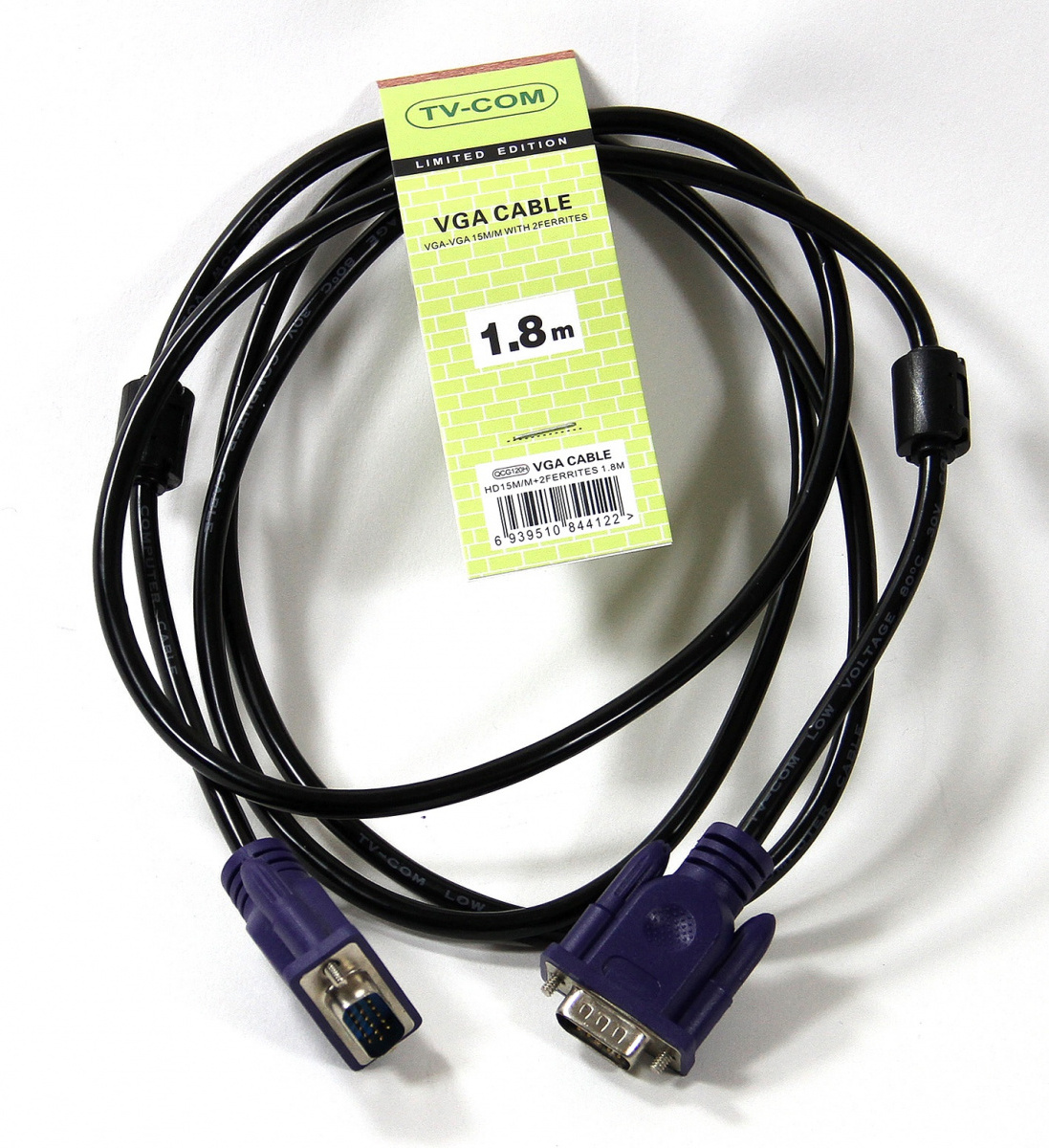 

Кабель для компьютера QCG120H-1.8M, TV-COM QCG120H-1.8M