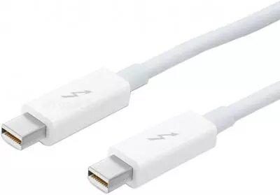

Кабель Apple Thunderbolt 0.5 м (белый) [MD862ZM/A], Apple Thunderbolt 0.5m MD862 White