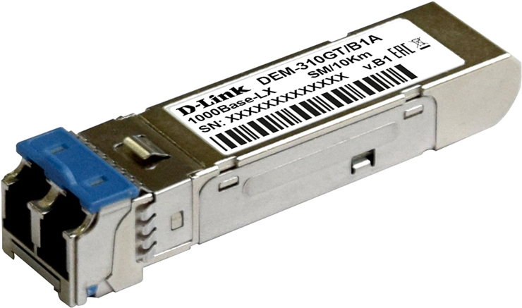 

Трансивер SFP-модуль D-Link 310GT/B1A, D-Link 310GT/B1A (1G, SM, LC, 10km)