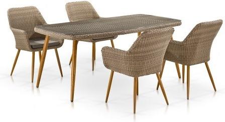 

Комплект садовой мебели Afina garden T368/Y360B-W65 4PCS Light Brown, T368/Y360B-W65 4PCS