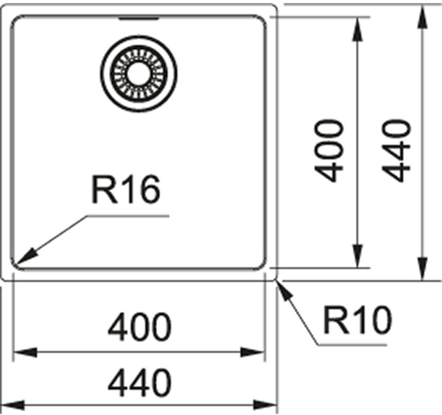 

Кухонная мойка Franke MRX 110-40, MRX 110-40