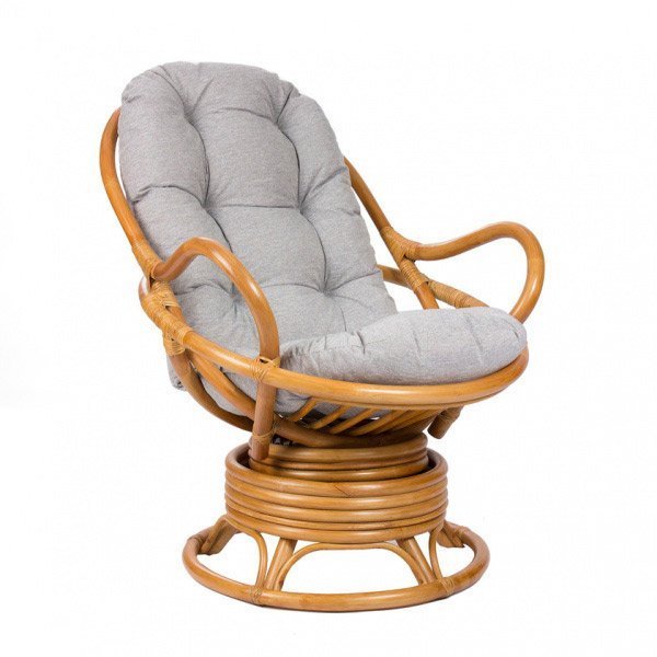 

Кресло-качалка Мебель Импэкс Swivel rocker с подушкой медовый, Swivel rocker с подушкой