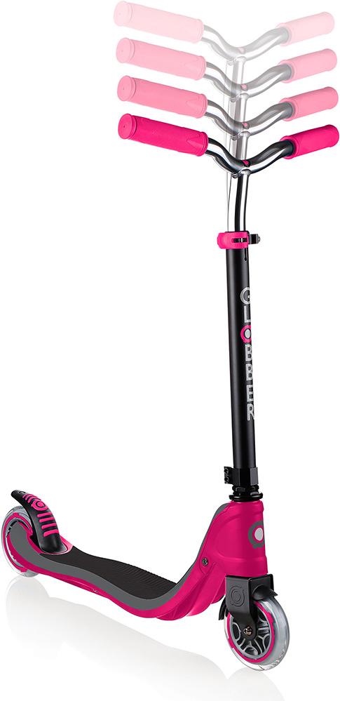 

Самокат Globber Flow 125 Lights розовый, Flow 125 Lights