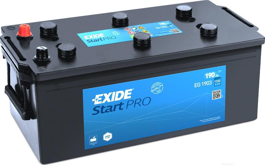 

Автомобильный аккумулятор Exide StartPro L+ (EG1903)
