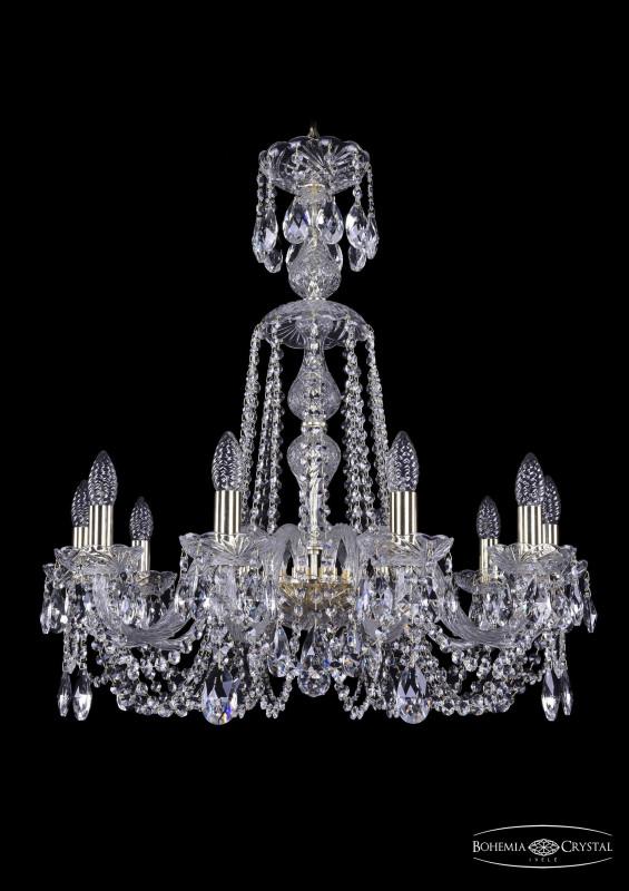 

Подвесная люстра Bohemia Ivele Crystal 1402/10/240/XL-73/G