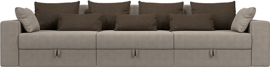 

Диван Mebelico Мэдисон Long 69 рогожка бежевый/коричневый [106183], Диван Mebelico Мэдисон Long 69 рогожка 106183 бежевый/коричневый
