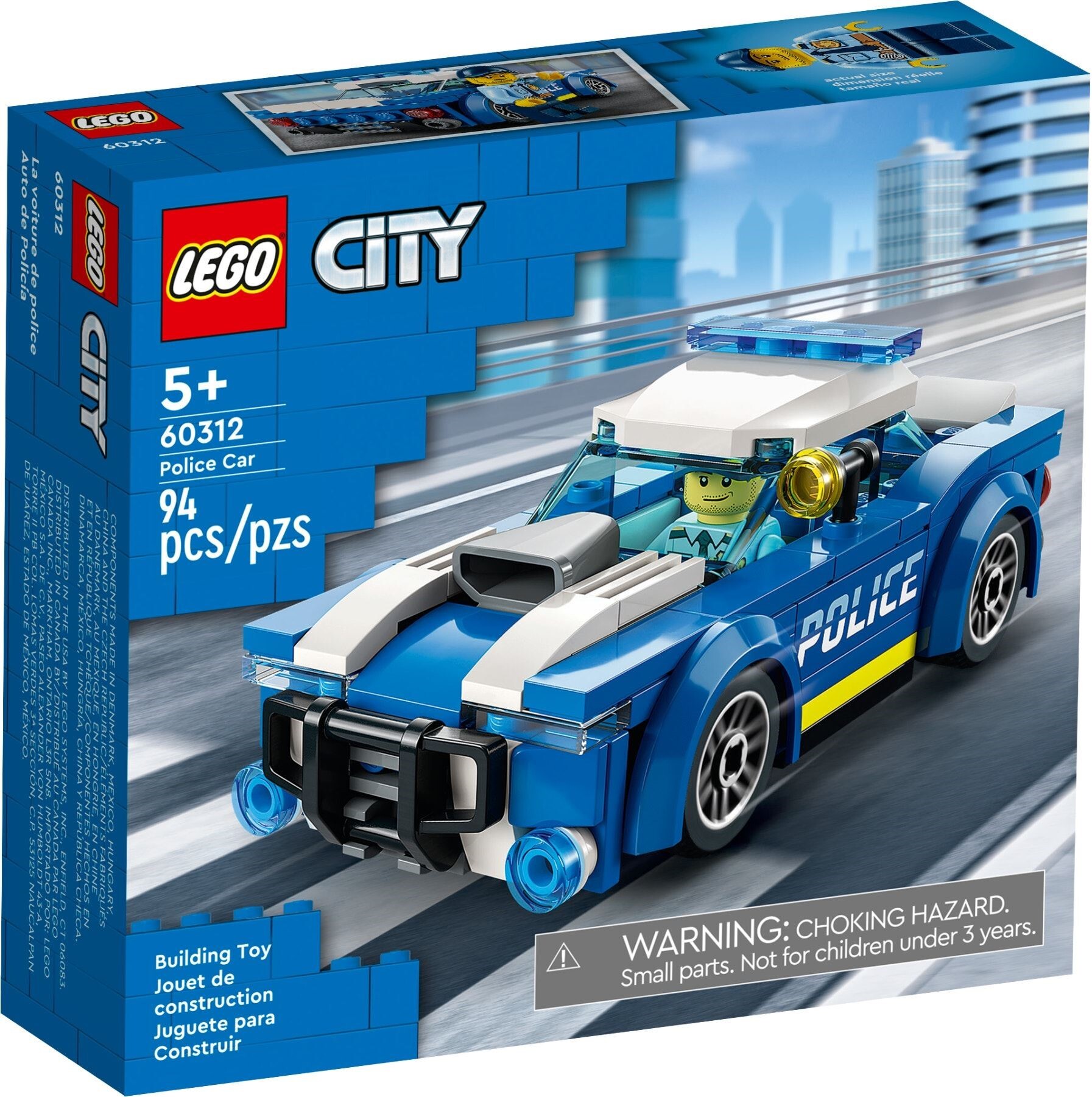 

Конструктор Lego City Полицейская машина (60312)