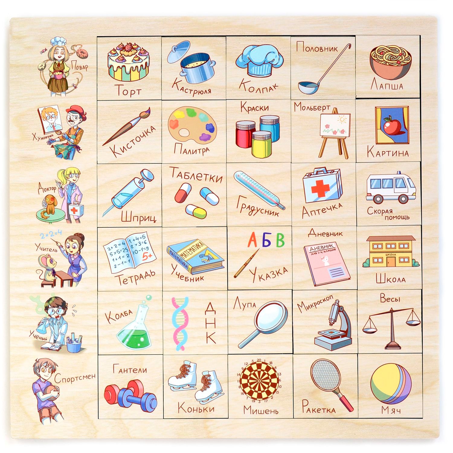 

Игрушка Paremo Ассоциации. Профессия, Ассоциации Профессия