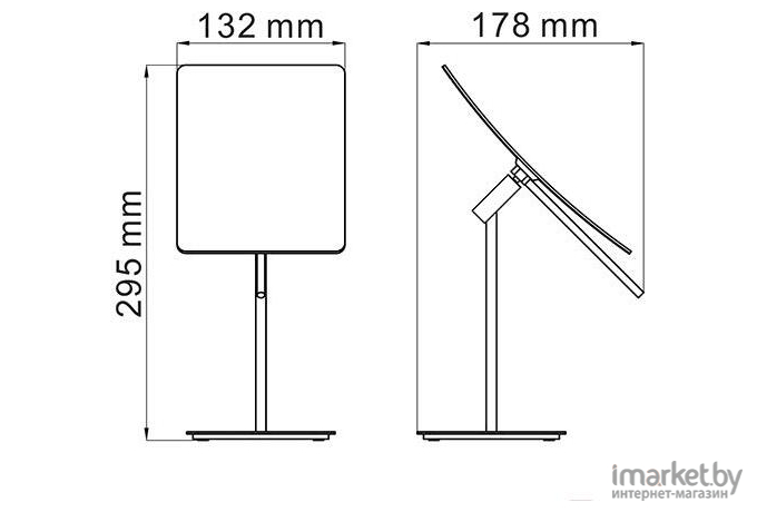 Зеркало косметическое Wasserkraft K-1006