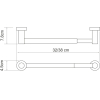 Держатель для туалетной бумаги Wasserkraft Donau K-9422