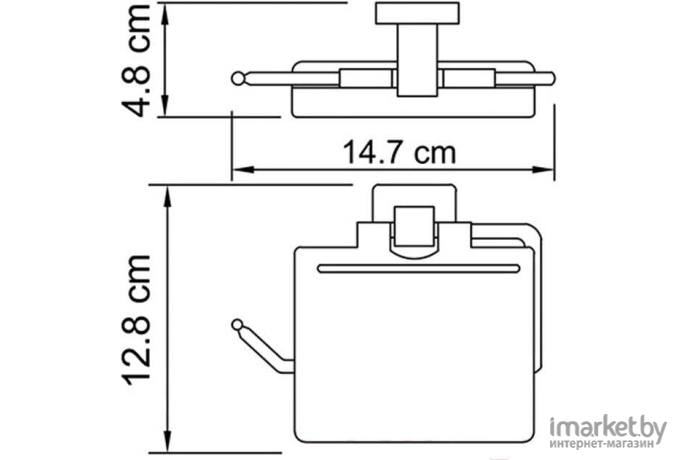 Держатель для туалетной бумаги Wasserkraft Lippe K-6525