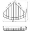 Полка для ванной Wasserkraft K-1211