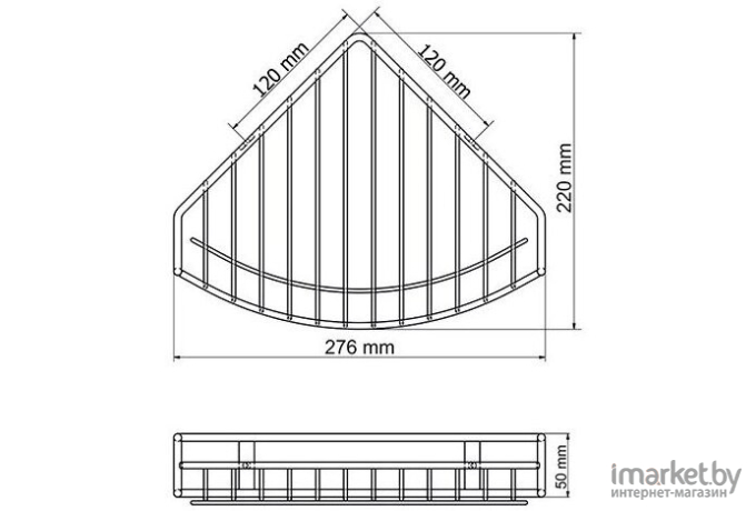 Полка для ванной Wasserkraft K-1211