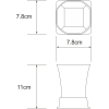 Стакан для зубных щеток Wasserkraft Amper K-5428