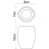 Стакан для зубных щеток Wasserkraft Eider K-33328