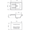 Кухонная мойка Gran-Stone GS-25 [черный 308]