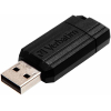 USB Flash Verbatim PinStripe черный 64 GB (49065)