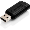 USB Flash Verbatim PinStripe черный 64 GB (49065)