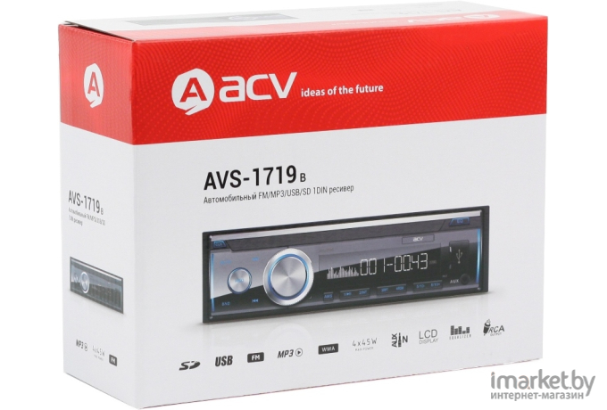 USB-магнитола ACV AVS-1719B