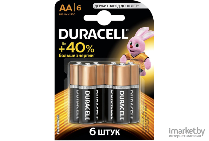 Батарейки DURACELL AA 6 шт.