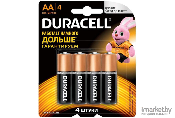 Батарейки DURACELL AA 4 шт.