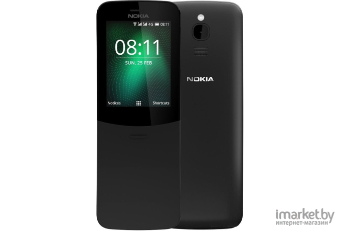 Мобильный телефон Nokia 8110 4G Dual SIM (черный)