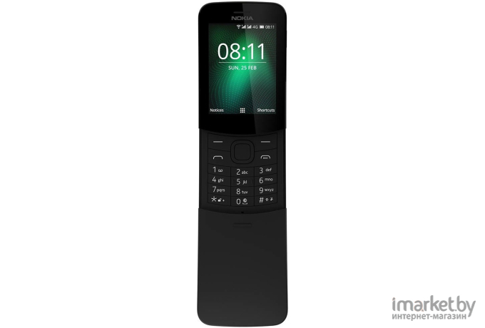 Мобильный телефон Nokia 8110 4G Dual SIM (черный)