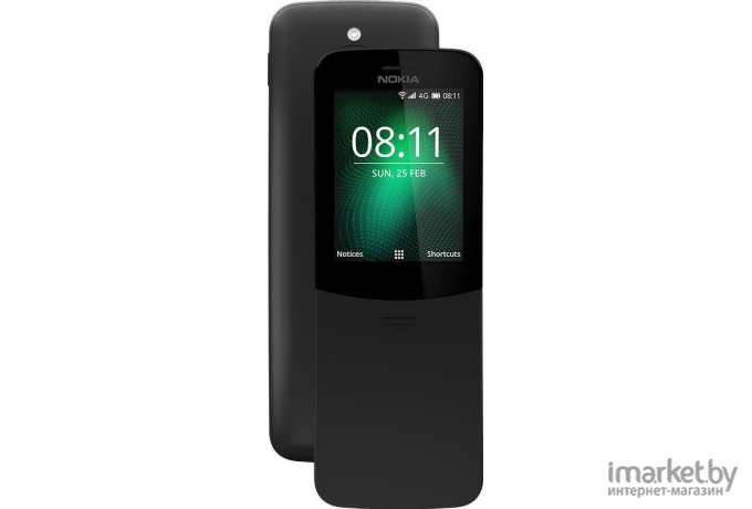 Мобильный телефон Nokia 8110 4G Dual SIM (черный)