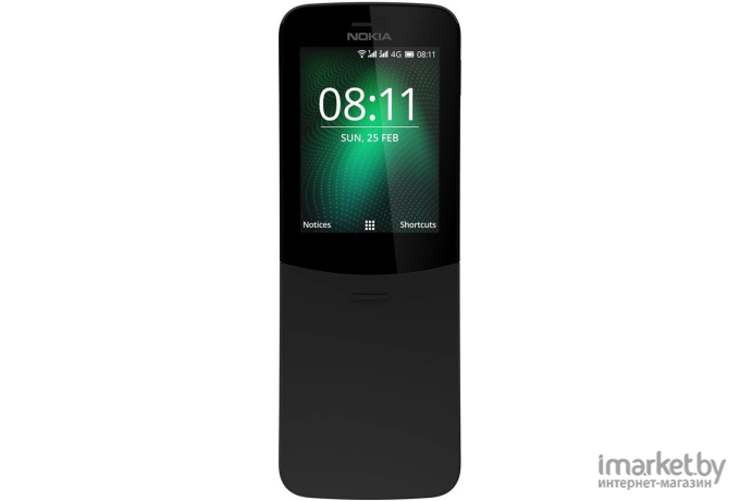 Мобильный телефон Nokia 8110 4G Dual SIM (черный)