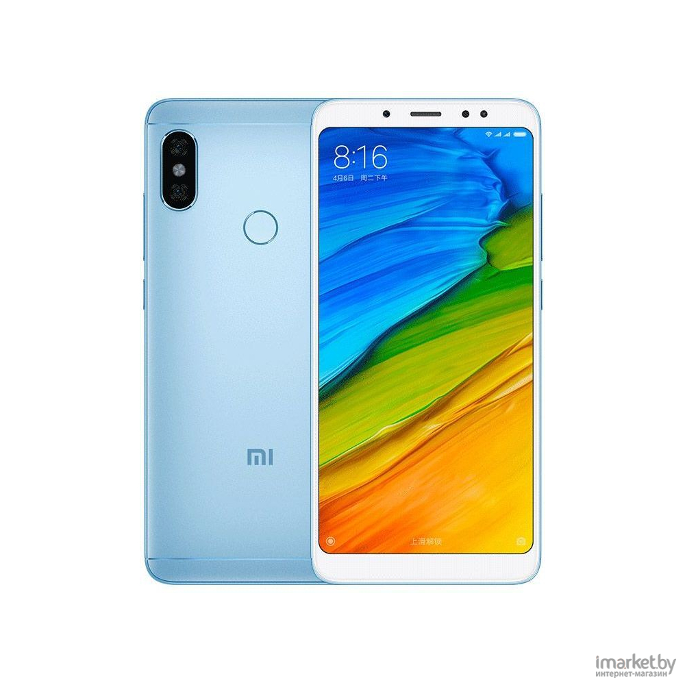 Смартфон Xiaomi Redmi Note 5 3GB/32GB M1803E7SG международная версия  (голубой) купить в Минске | Цена | Доставка по РБ