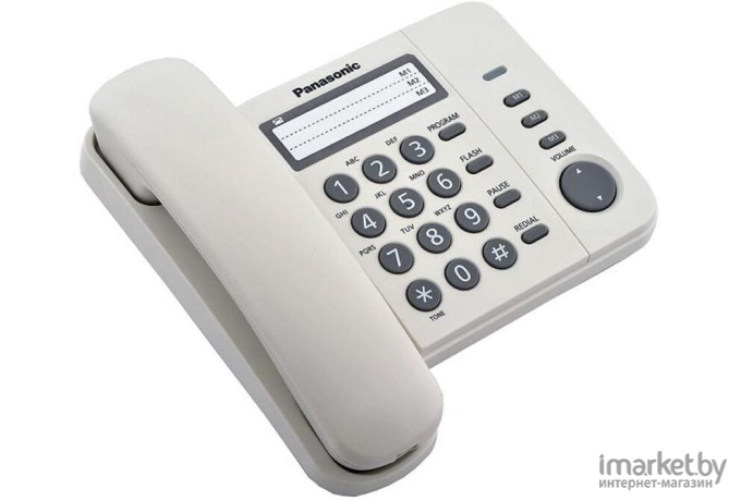 Проводной телефон Panasonic KX-TS2352RUW (белый)