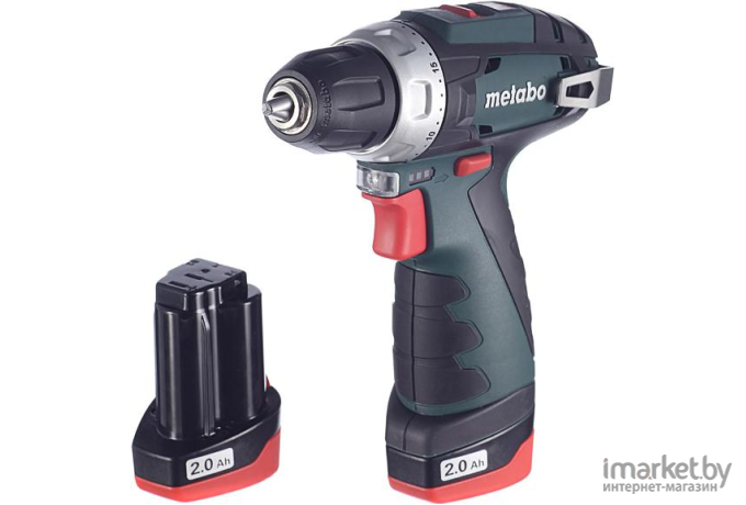 Дрель-шуруповерт Metabo PowerMaxx BS Basic [600080950] (с 2-мя АКБ 2 Ah)