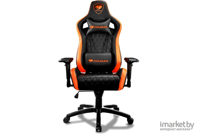 Игровое кресло Cougar Armor S черный/оранжевый (3MGC2NXB.0001)