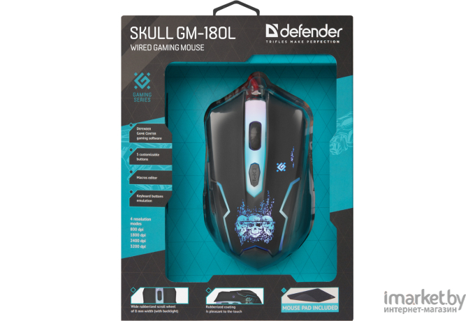 Игровая мышь Defender Skull GM-180L