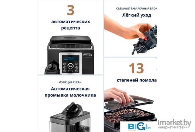 Кофемашина DeLonghi Intensa ECAM 23.460 B