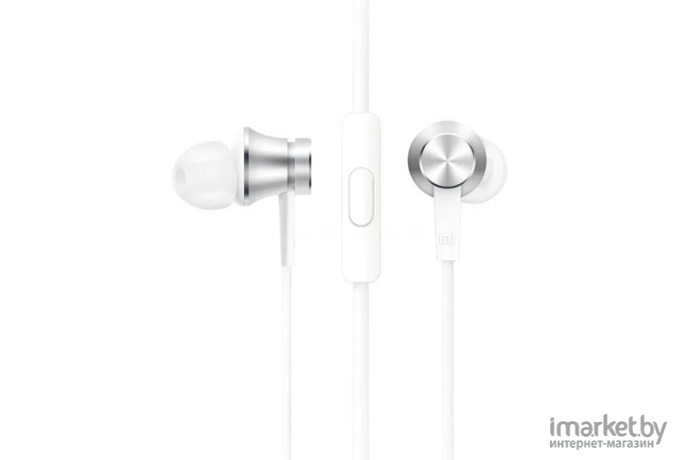 Наушники Xiaomi Mi In-Ear Headphones Basic HSEJ03JY серебристый [ZBW4355TY]