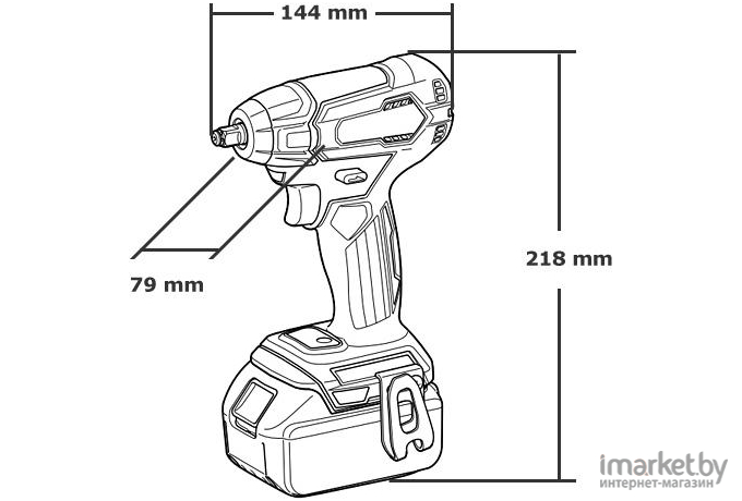 Ударный гайковерт Makita DTW180RFE