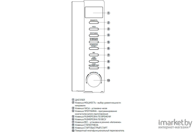 Микроволновая печь BBK 20MWS-721T/BS-M