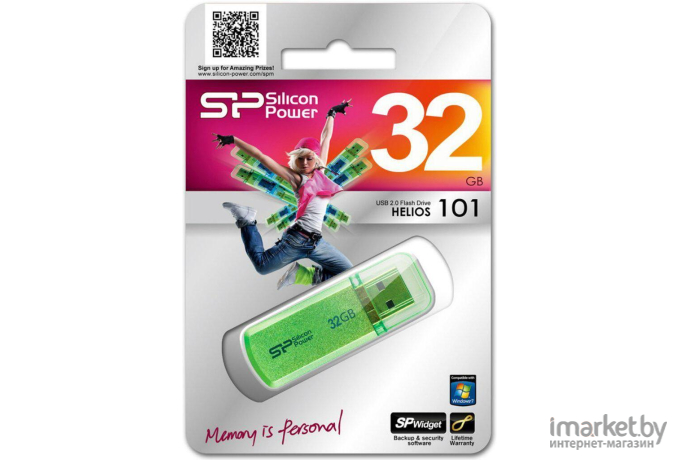 USB Flash Silicon-Power Helios 101 32 Гб (SP032GBUF2101V1N)