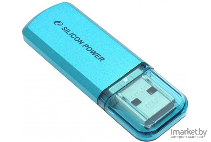 USB Flash Silicon-Power Helios 101 Blue 64GB (SP064GBUF2101V1B)