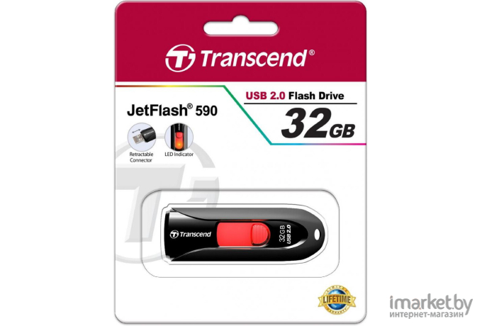 USB Flash Transcend JetFlash 590 32GB (TS32GJF590K)